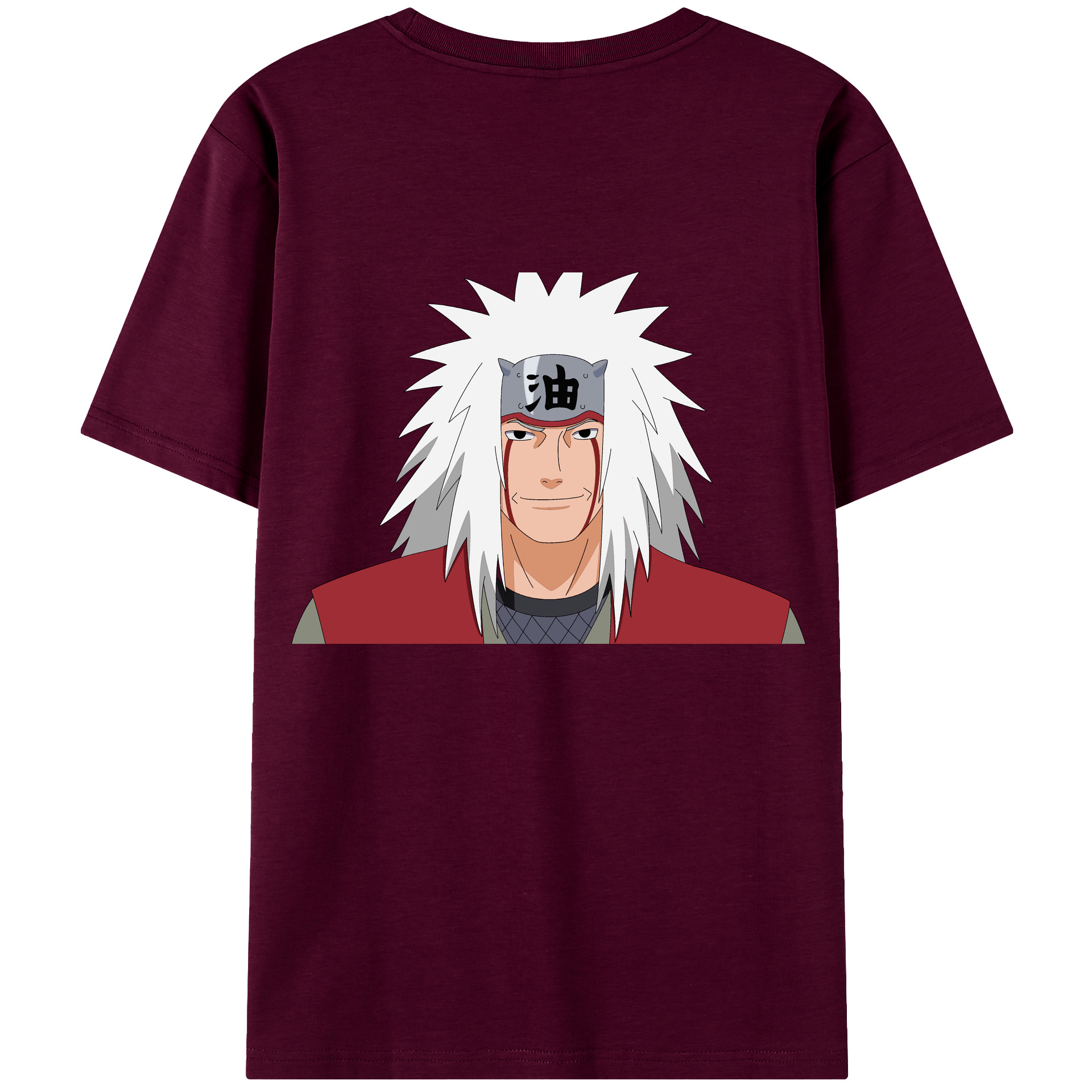 （画像用） NARUTO -ナルト- 自来也（じらいや） Jiraiya レディース半袖Tシャツ(バックプリント)